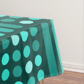 Moderne Schaltkreise des Mitteljahrhunderts Aquama Tischdecke (Beispiel)