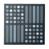 Moderne Schaltkreise des Mitteljahrhunderts - Schi Fliese (Vorderseite)