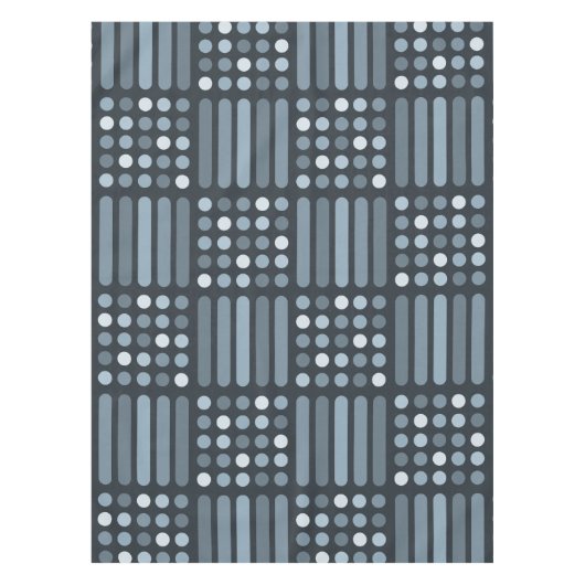 Moderne Schaltkreise des Mitteljahrhunderts - Schi Tischdecke (Vorderseite)