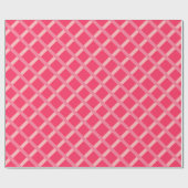 Moderne scharfe rosa geometrische Formen Geschenkpapier (Flach)