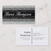 Moderne Schatten des Graus Visitenkarte (Vorne/Hinten)