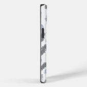 Moderne Schattierungen von grauem abstraktem Desig Case-Mate iPhone Hülle (Rückseite / Rechts)