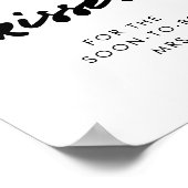 Moderne Schätzung Wie viele Kisses Brautparty Game Poster (Ecke)