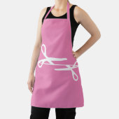 Moderne Schere Haar Stylist Bubblegum Pink Schürze (InSitu)