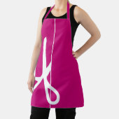 Moderne Schere Haar Stylist Himbeere Rosa Schürze (InSitu)