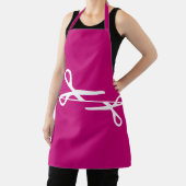 Moderne Schere Haar Stylist Himbeere Rosa Schürze (InSitu)