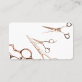 Moderne Schere Haar Stylist Polignac Visitenkarte (Vorderseite)