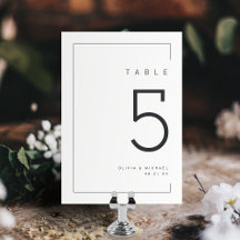 Moderne schick-minimalistische Hochzeit