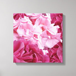 Moderne schicke abstrakte hübsche rosa Rose fancy  Leinwanddruck