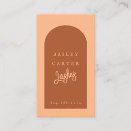 Moderne schicke Arch Lashes Business Card Visitenkarte