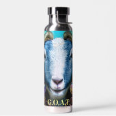 Moderne schicke Beste All Time Blue Ziege Trinkflasche (Links)