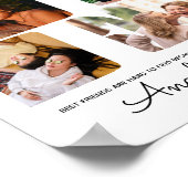 Moderne schicke BESTE FREUNDIN Beste Freunde Neue  Poster (Ecke)