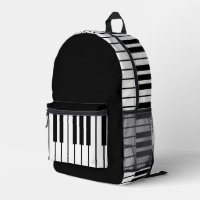 Moderne, schicke Black & White Piano Tastatur