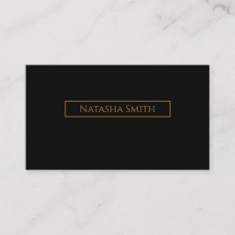 Moderne schicke Gold Business Card Visitenkarte