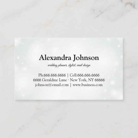 Moderne schicke Gold Leaf Foil Luxus Business Card Visitenkarte (Rückseite)