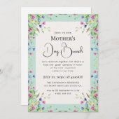 Moderne schicke, helle, wilde Blume Einladung (Vorne/Hinten)