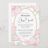 Moderne schicke, helle, wilde Blume Einladung (Vorne/Hinten)