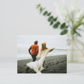 Moderne schicke Hochzeit Einladung (Stehend Vorderseite)