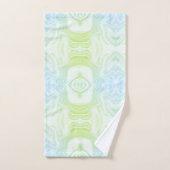 Moderne schicke Imitate Grüne Marmorsteinstruktur Badhandtuch Set (Handtuch)