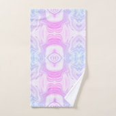 Moderne schicke Imitate rosa lila Marmor Badhandtuch Set (Handtuch)