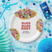 Moderne schicke italienische Slice Slice Pizza Bab Pappteller (Party)