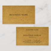 Moderne schicke Kraft Papier sehen einzigartig aus Visitenkarte (Vorne/Hinten)