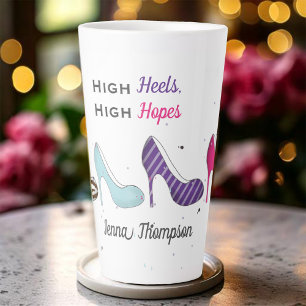 Moderne Schicke Kundenspezifische Damenschuhe Milchtasse