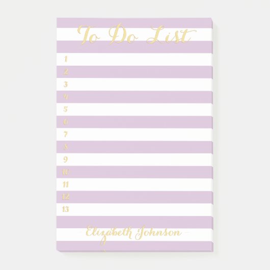 Moderne schicke, Lila Stricklautsprecher Zuhause Post-it Klebezettel (Vorderseite)