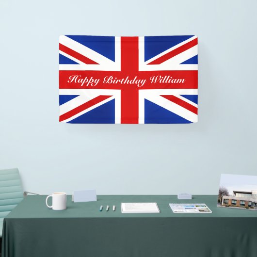 Moderne schicke London UK Gewerkschaft Jack Fahne Banner (Messe)