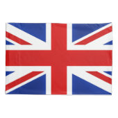 Moderne schicke London UK Gewerkschaft Jack Fahne Kissenbezug (Rückseite-Links)