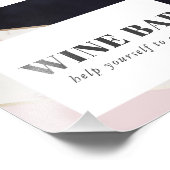 Moderne schicke Marmoranlage Bar Fotodruck (Ecke)