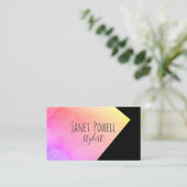 moderne schicke, minimalistische Visitenkarten Visitenkarte (Stehend Vorderseite)