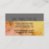 moderne schicke, minimalistische Visitenkarten Visitenkarte (Rückseite)