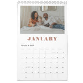 Moderne, schicke Multi-Foto-Erinnerungen Kalender (Jan 2027)