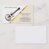 Moderne schicke Musikstunden Visitenkarte (Vorne/Hinten)
