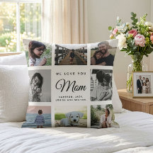 Moderne Schicke Muttertags-Mama-Familien-Fotocolla