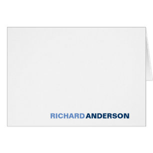 Moderne schicke Navy Light Blue Bold Schriftart Na