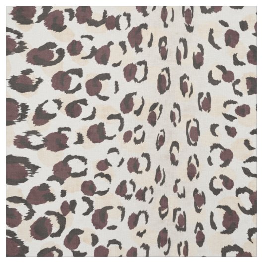 Moderne schicke neutrale braune Cheetah-Druck-Must Stoff (Muster)