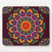 Moderne, schicke Pfeile gerecycelt Blumenmandala F Mousepad (Vorne)