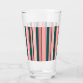 Moderne, schicke Retro-Streifen Glas (Vorderseite)