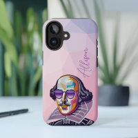 Moderne schicke, rosa geometrische Shakespeare