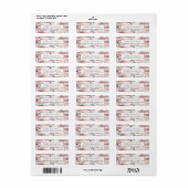 Moderne schicke Rose Gold Pinselstriche Marmor (Vorne)