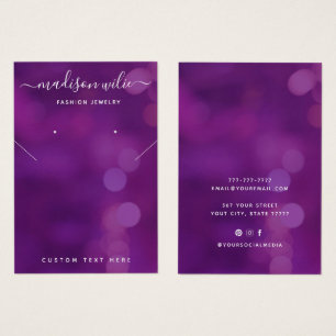 Moderne schicke Schmuckhalskette Ohrring-Display-K