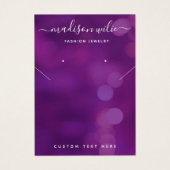 Moderne schicke Schmuckhalskette Ohrring-Display-K (Vorderseite)