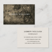 Moderne schicke schwarz-weiße Visitenkarte (Vorne/Hinten)