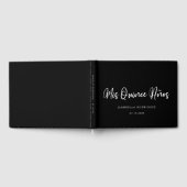 Moderne schicke Typografie Mis quince años Gästebuch (Voll)