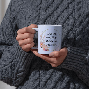 Moderne schicke und stilvolle Tasse der Mütter