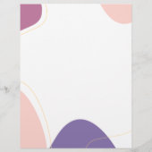 Moderne, schicke Wavy-Formen für Ihr Logo Flyer (Hinten)