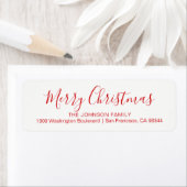 Moderne schicke Weihnachtsfeiertage - Rücksendeadr (Insitu)