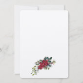 Moderne schicke Weihnachtsküche Einladung (Rückseite)